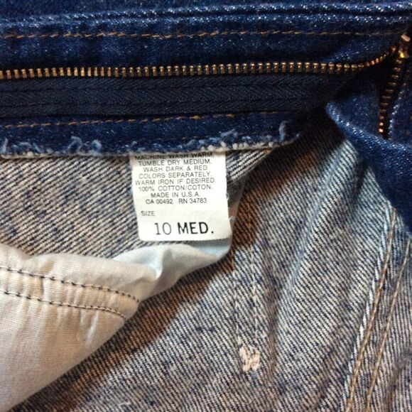 VINTAGE 80’S HIGH WAIST LEE RIDERS JEANS! SZ. 10 - Picture 5 of 10